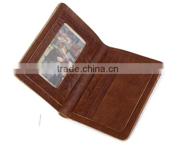 soft cover card wallet,top grain cattlehide wallet,goatskin wallet with card cover