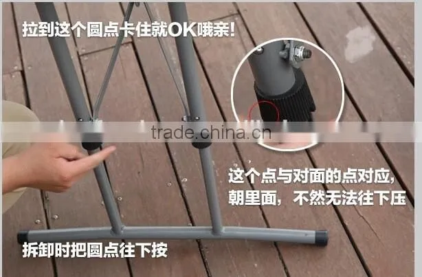 Plastic folding bench for 2 perrson used