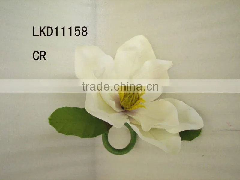 elegant poppy flowers nakin ring for home table decorations