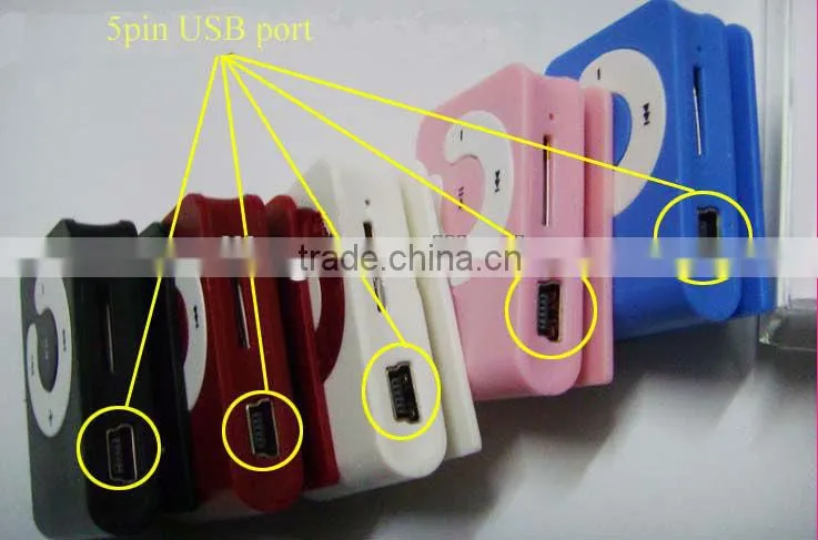 Customerized LOGO Mp3 Player With 8 Multi Colors