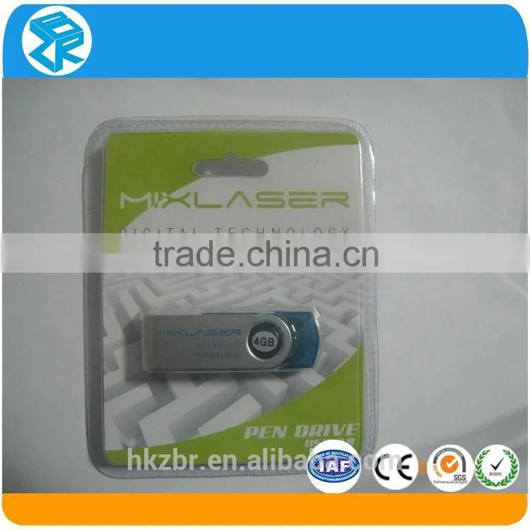 Bespoke transparent pvc plastic box for U Disk