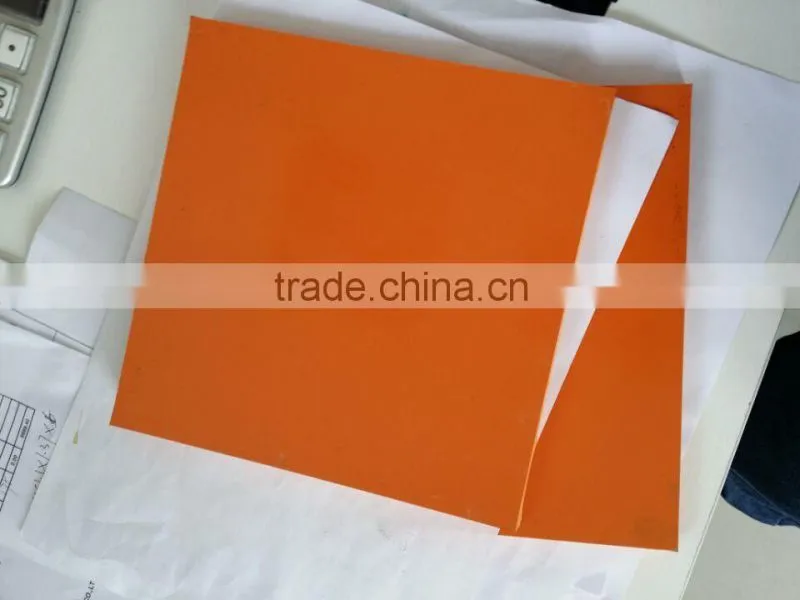High quality factory SBR/NBR/EPDM Rubber Sheet,Colored Rubber Sheet,Orange rubber sheet