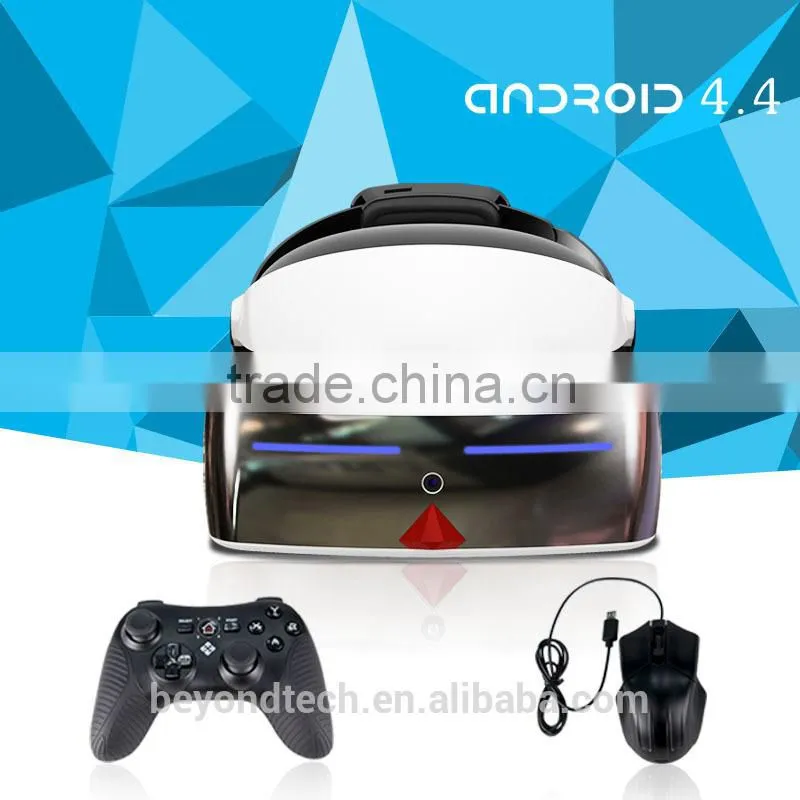 HICCOO 90" Video Glasses, 1080P Smart Glasses, VR Glasses With wifi, bluetooth, play game
