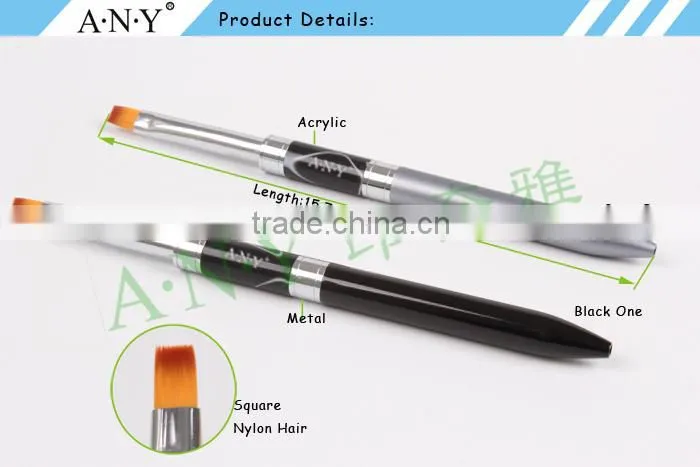 ANY Nail Artist Using UV Gel Nail Beauty Nylon Hair Nail Art Flat Brush UV Gel Art