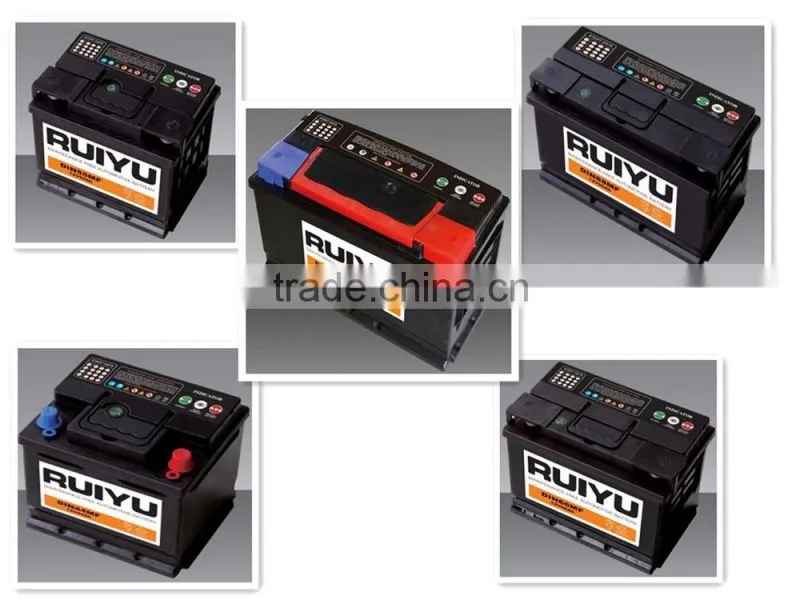 Hi compelte N60 12V 60AH Maintenance free calcium battery