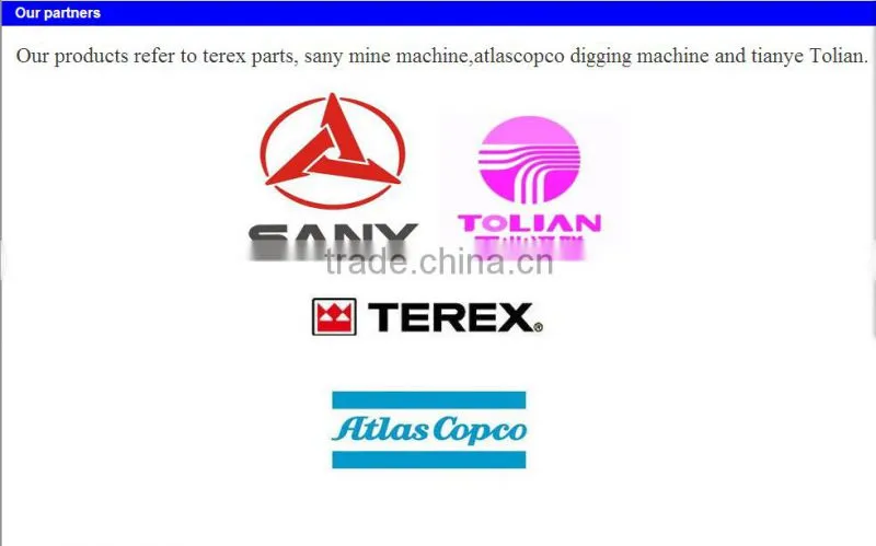 TEREX front suspension system hydraulic cylinder