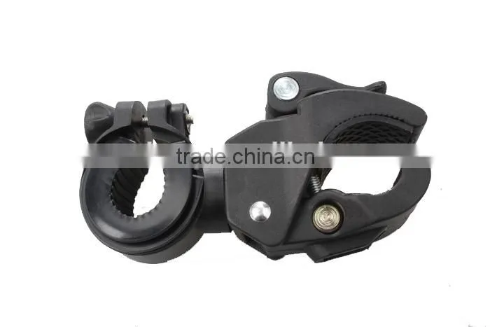 Universal Bicycle Bike LED Torch Front Light Flashlight Mount Bracket Holder New