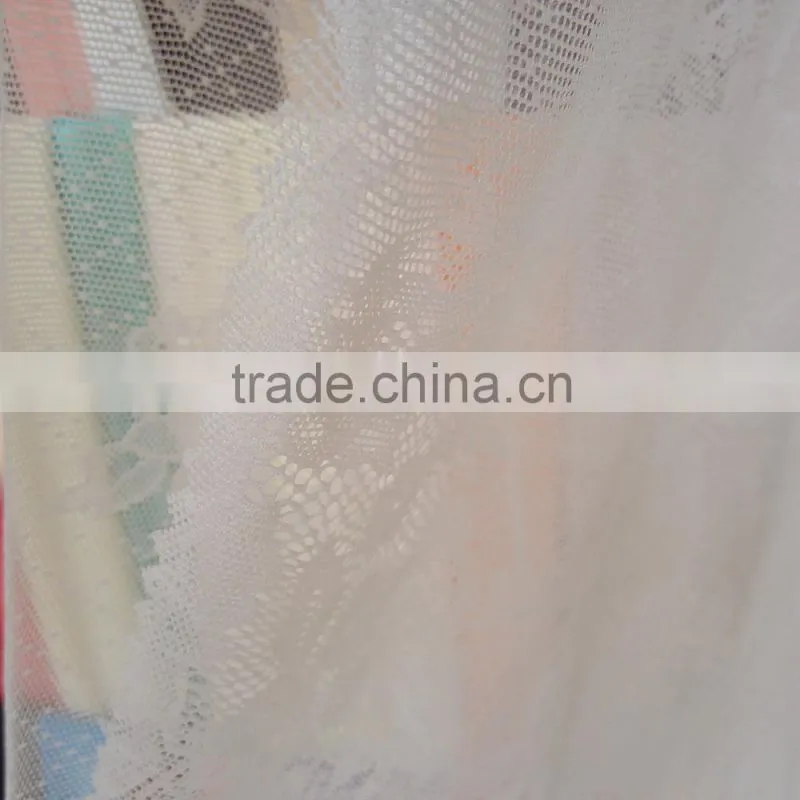 Shantou factory nylon spandex floral patern jacquard fabric