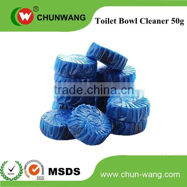 50g Blue Bubble Toilet Bowl Cleaner Block