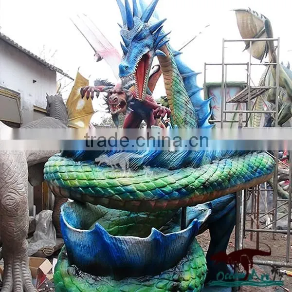 OA 4132 hot sale mythological animatronic dragon for park