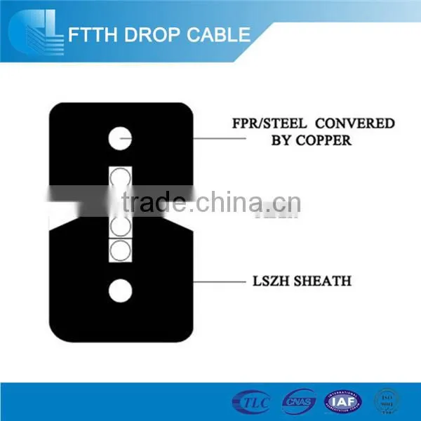 Ftth cable network multi mode fiber optic cable for duct