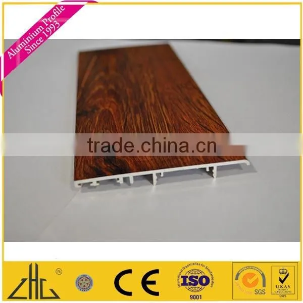 Wow!! Aluminium fence louver profiles manufacturer Foshan,6063T5 aluminum woodgrain fencing system, aluminium wood grain railing