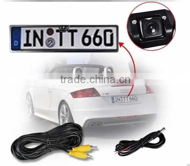 Night Vision License Plate Camera EU European Car Backup Camera