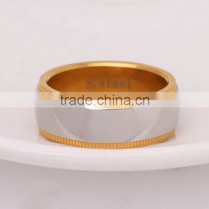 Wholesale Gold Thread Edge Best Selling Vintage Fashion Ring