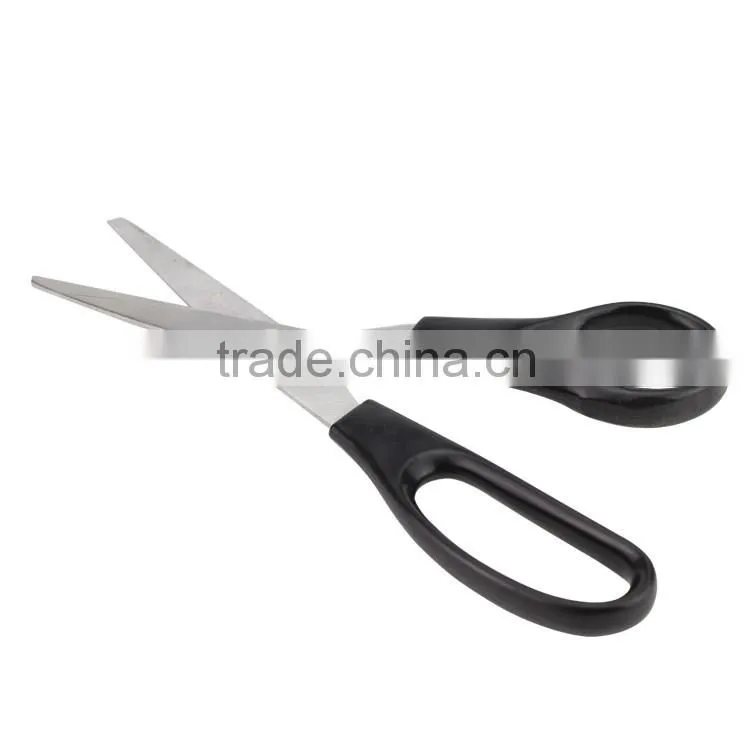 6 inch black handle Stainless Steel Scissors utility stationery shear