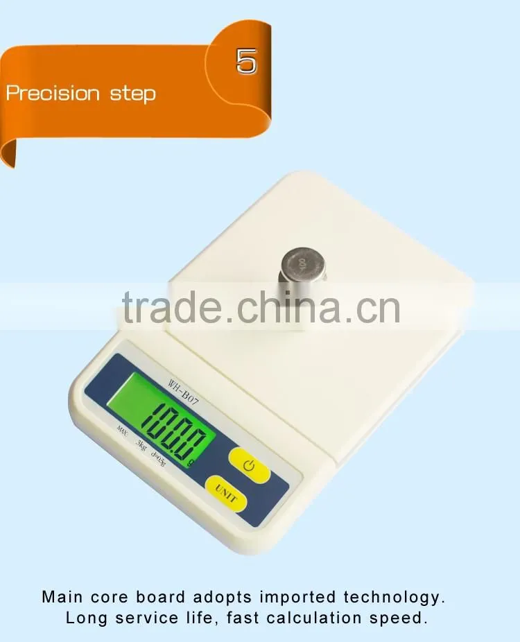 Factory direct sale easy carry slim design cooking food kitchen scale