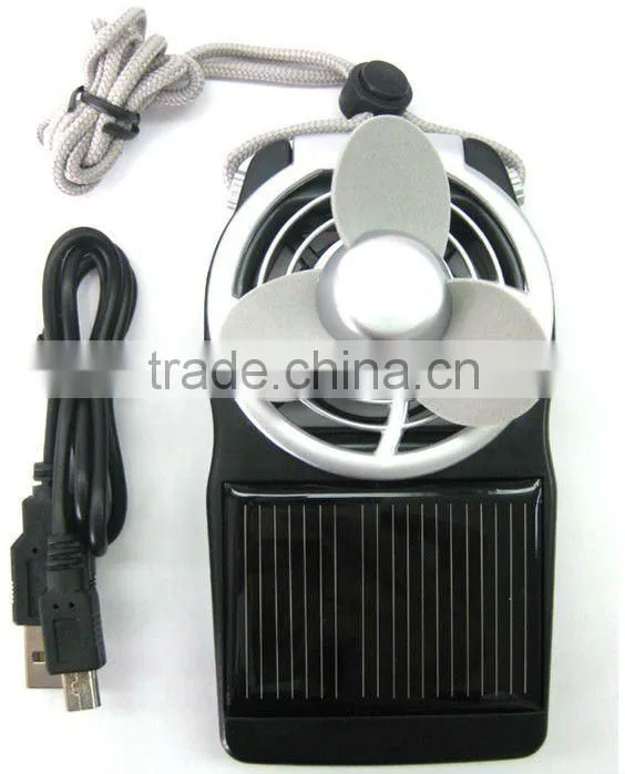 latest promotional boys gift item fan with solar battery
