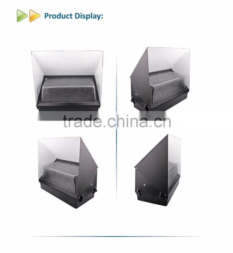 60W Cut Off Wall Pack Light for Indoor/Outdoor usage