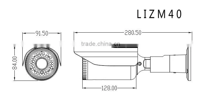 Weatherproof IR bullet 2.8-12mm auto zoom 960P ahd cctv camera wholesale