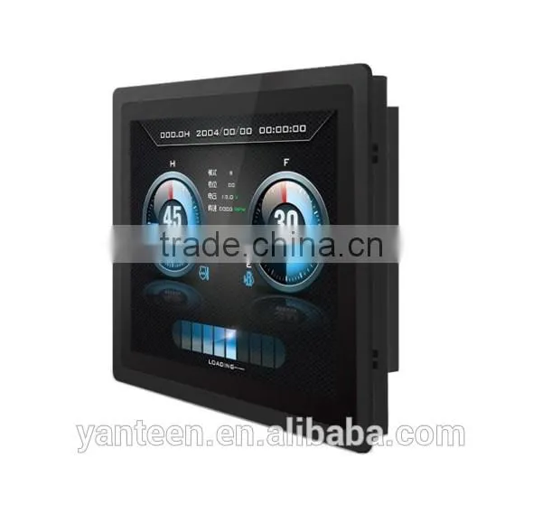 IP65 Front panel 19inch industrial touch computer with Whole aluminum alloy casing