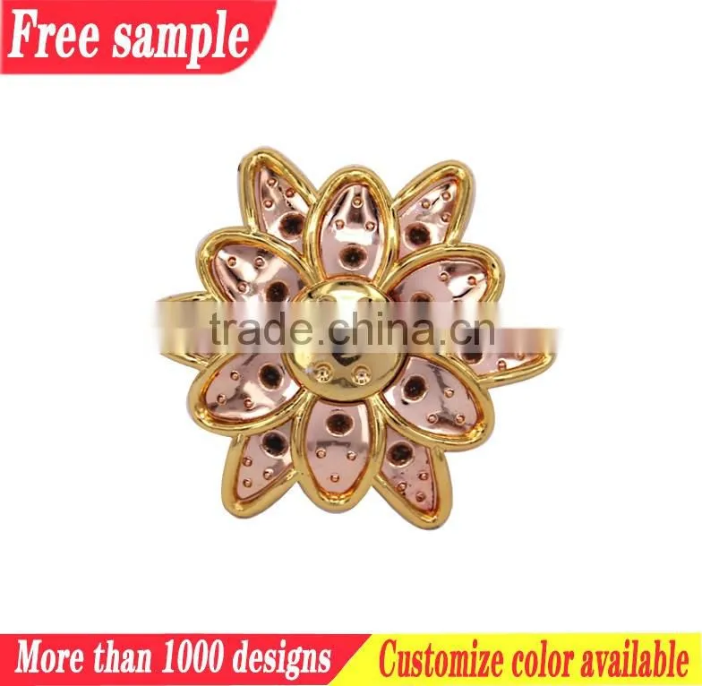 Plastic shoe flower buckle accessories girls shoe accessory plastic flower