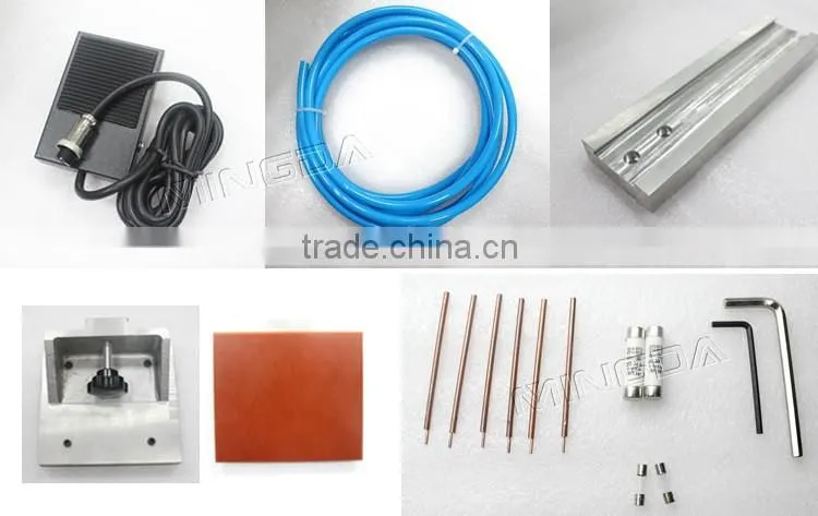 Mini spot welder/ small spot welder MD-500 manufacturer pedal spot welder machine 0.03-0.4mm thickness