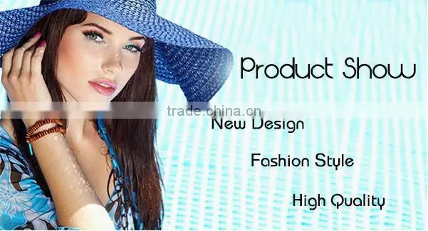 Fashion Design wide brim visor lady hat cheap