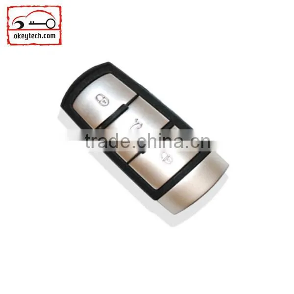 Okeytech vw key cover VW passat 3 buttons smart card cover for vw passat key