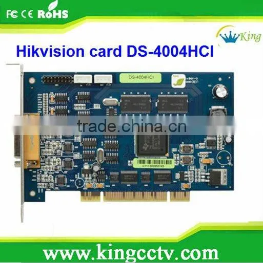 hot selling Hikvision DVR Card PCI Video Capture Card DS-4004HCI