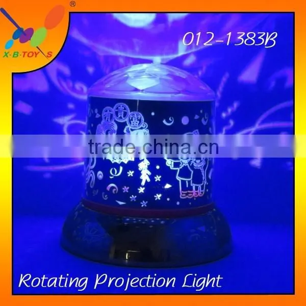 Whole Sale New 360 Degree Rotating change colors LED Projection Decoration Night Light Mini Party Light Rotating Holiday Light