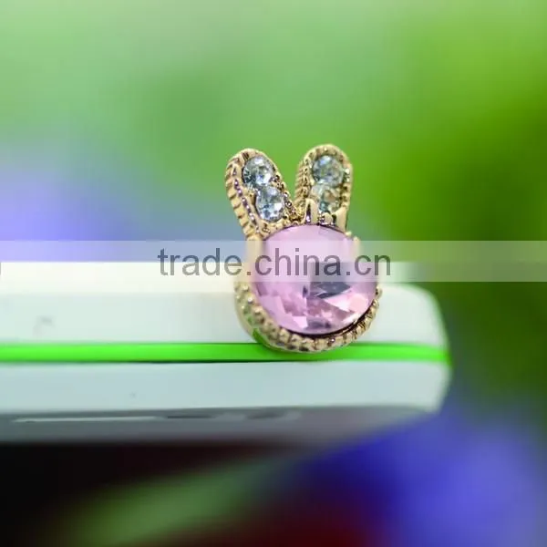 rhinestone dust plug luxurious crown earphone dust,promotion gift A6