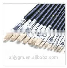 White Box &Packing Wooden Handle Bristle Artist Brush/oil painting brush.
