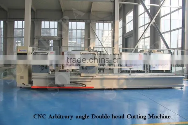 China Manufacturer CNC Aluminium Windows Double Head Cutting Machine