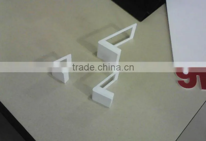 white acrylic earring ring display