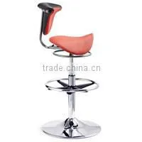 MODERN ADJUSTABLE NEW STYLE BAR STOOL - PIE BARSTOOL - COUNTER CHAIR - YELLOW