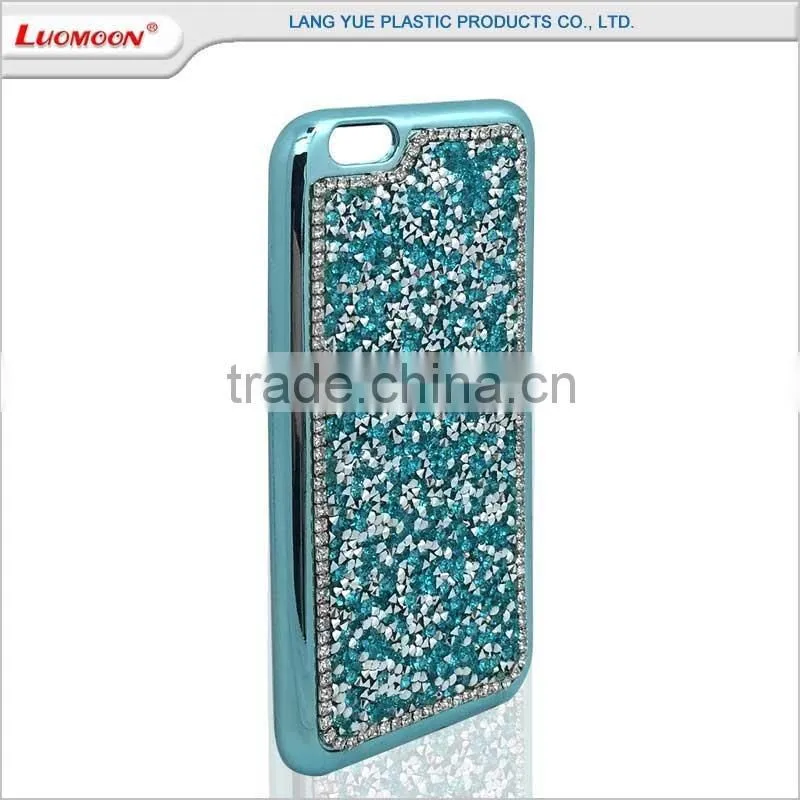 diamond-studded mobile phone case for iphone 5 6 7 se s c plus