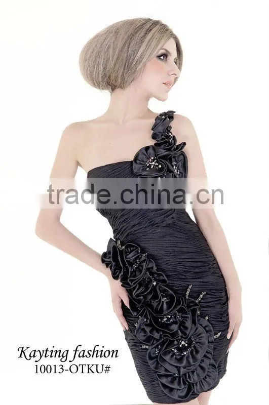 Cocktail dress 2012 Real pictures of cocktail dress Pleated dress Kayting 10013