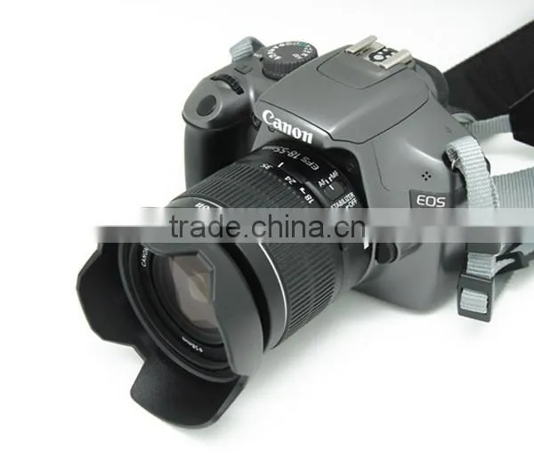 Camera Lens Hood EW-60C II for E-O-S M EF 28-80mm 28-90mm 18-55mm f3.5-5.6 USM lens