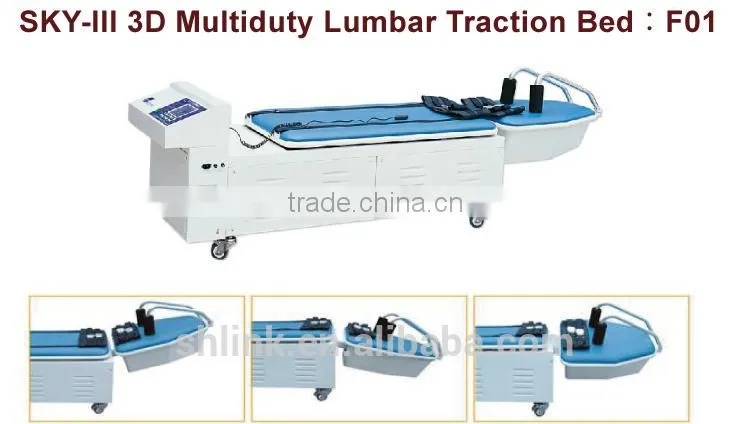 Medical Instrument China F01 Multiduty Lumbar Traction Bed