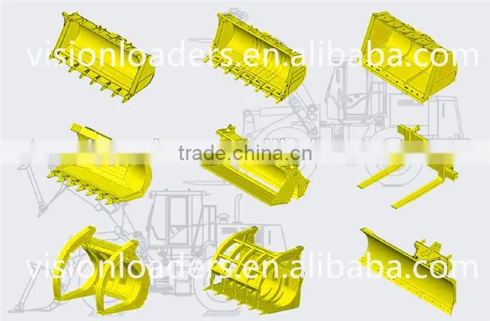 Professional Custom Service SDLG 4Ton Wheel Loader Optional Equipment Grass Grapple For LG946L/LG936L/LG956L/LG968 Wheel Loader