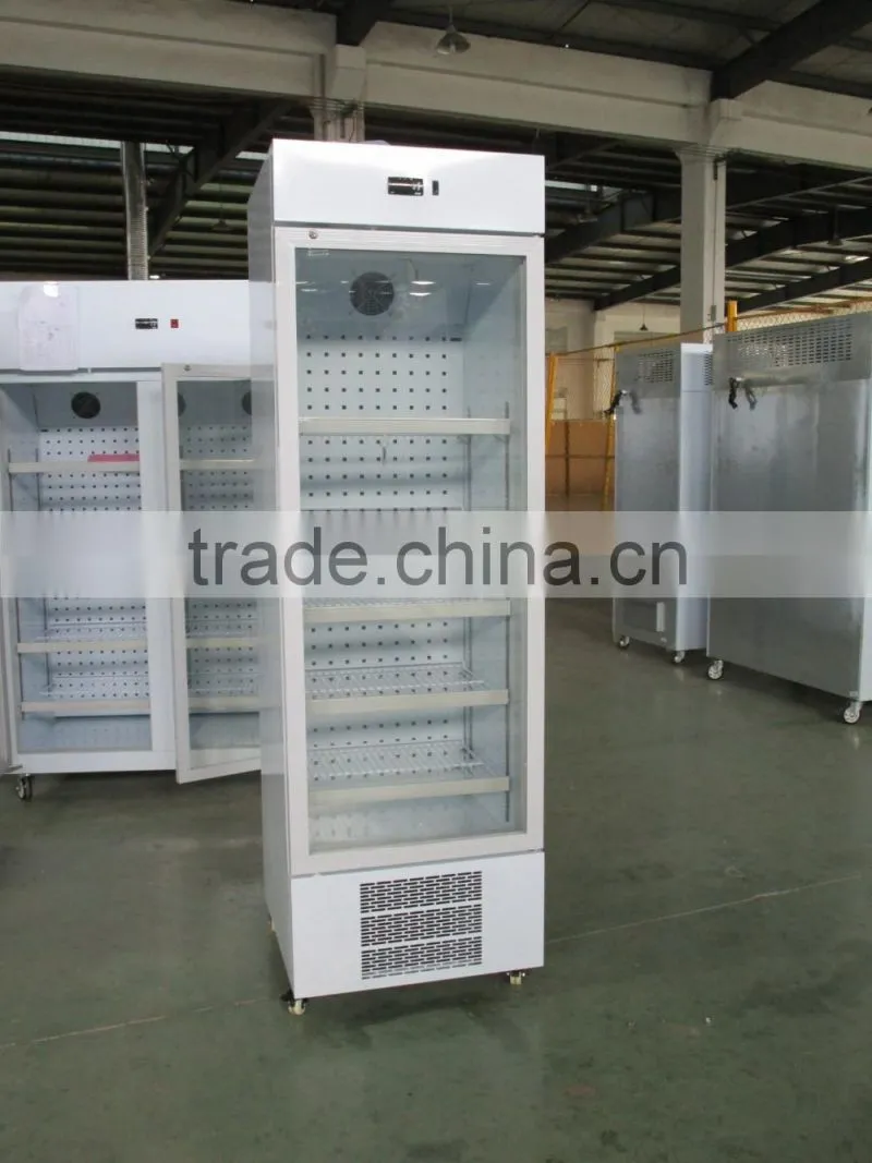 pharmaceutical factory freezer and refrigerator in glass door 660L