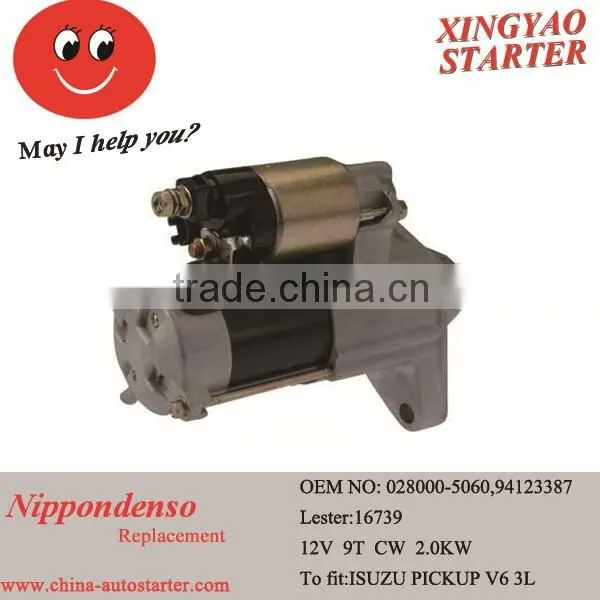 denso automotive starter to fit Korea and Japan cars OEM Code16739, 028000-5060
