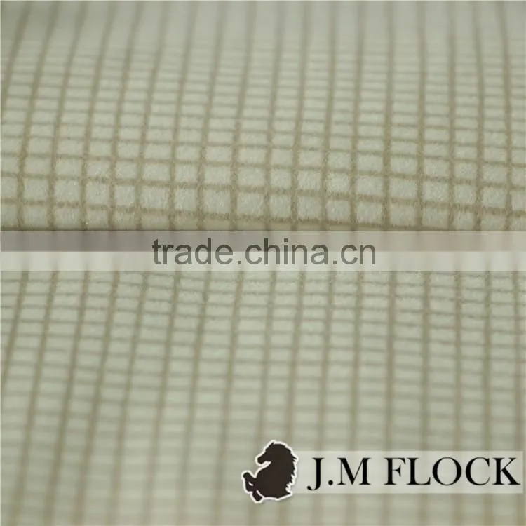 China professional factory textile printed flock sofa fabric for keqiao