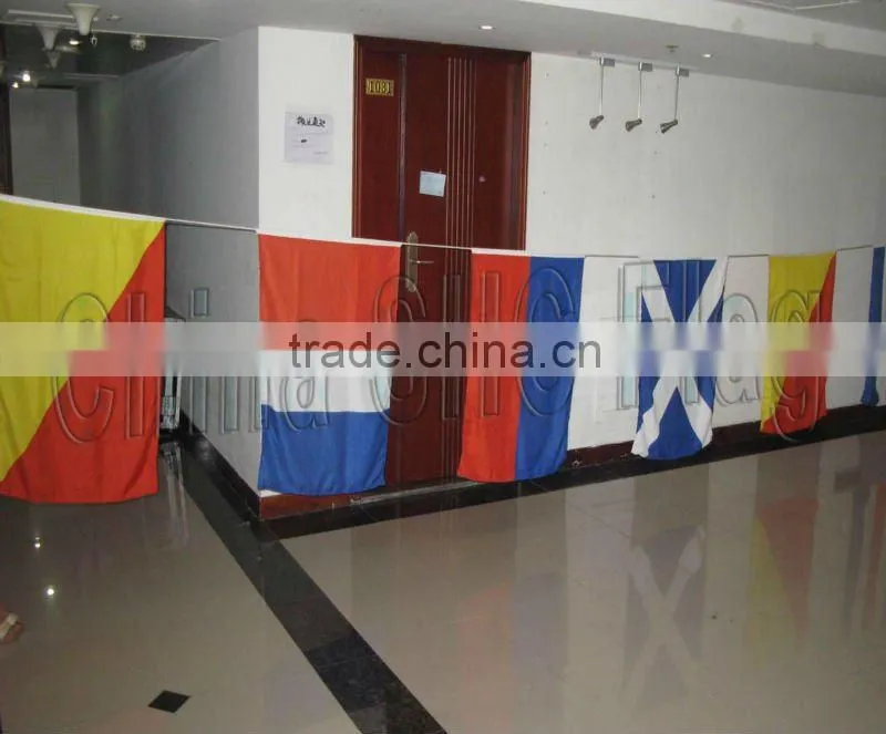 cheap polyester nautical signal flags
