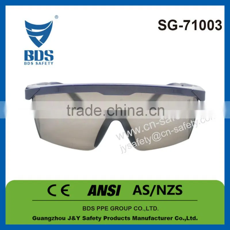 2015 Hot sales Pc len cheap safety spectacles and Anti UV with CE meet CE ANSI AS/NZS standard