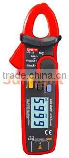True RMS 60A Mini Clamp Meter, AC/DC/Resistance/Capacitance Clamp Multimeter, UT211B