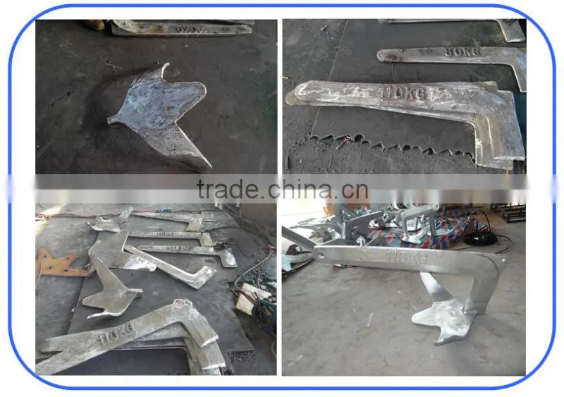 Hot Dip Galvanized Bruce Ship Anchor Nantong Manufacture