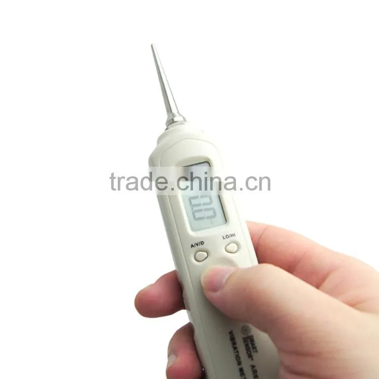 AR63C High Quality Portable Vibration Meter Pen Style Digital Vibrometer