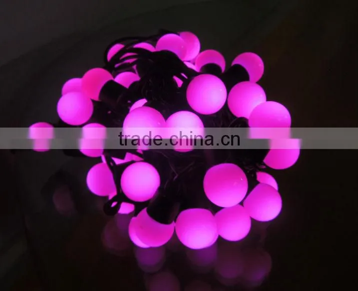 red color led bulb string