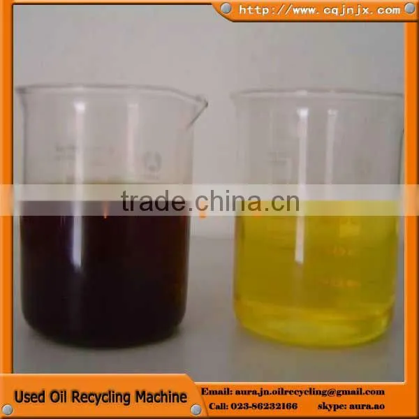 recycling used motor oil/motor/engine oil recycle to diesel in waste Management Machine